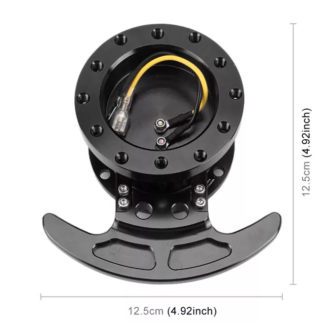 代引き人気 車 チルトレーシング ステアリング ホイール のクイックリリースハブキット アダプタ アルミボディリムーバブルスナップオフキット  fucoa.cl