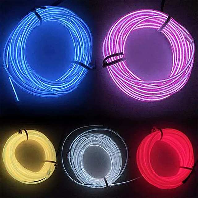 最大87%OFFクーポン Enjoydeal 柔軟 な ネオン Led ライト グローイング El ワイヤー ストリップ チューブ