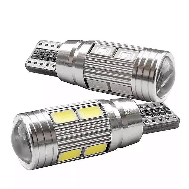 4 個 T10 W5W canbus エラーなし 10 smd 5630 5730 LED 電球 ハイパワー ウェッジ 車 駐車 霧 ランプ 自動読書  ドーム 12 v 2021新作モデル