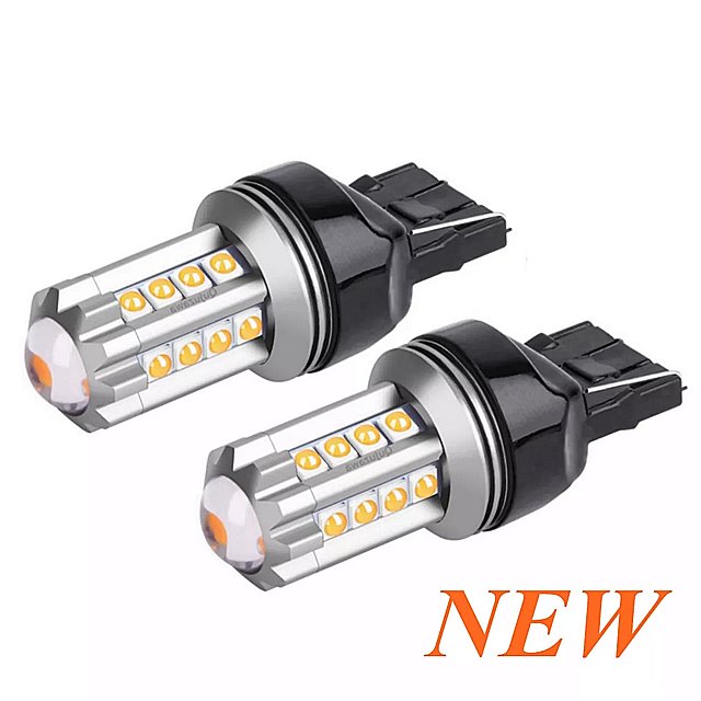 942円 正規品スーパーSALE×店内全品キャンペーン 2 個 T20 7440 W21W WY21W 超高輝度 LED 車 ブレーキ 電球  オートリバー スランプ ターン シグナル 日中走行 用 ライト 赤 白 黄色