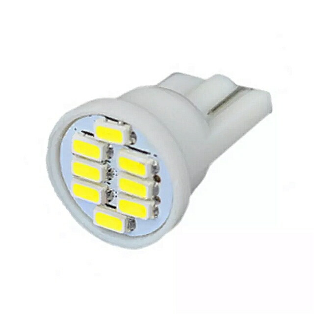 デポー 10X T10 LED ウェッジ 電球 8SMD 8 SMD 1210 W5W WY5W 2825 駐車場 ライト 自動車 ダッシュボード  インジケータ 計器 toothkind.com.au