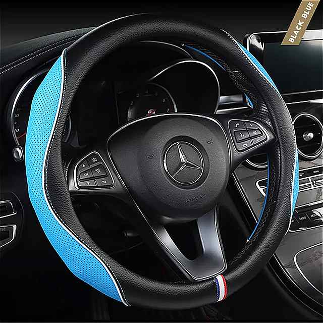 Kadulee マイクロファイバー 革 車 の ステアリング ホイール カバー マツダ 2 3 5 6 7 8 CX3 CX5 CX7 CX98 CX9 MX5 MX7 rfバージョン