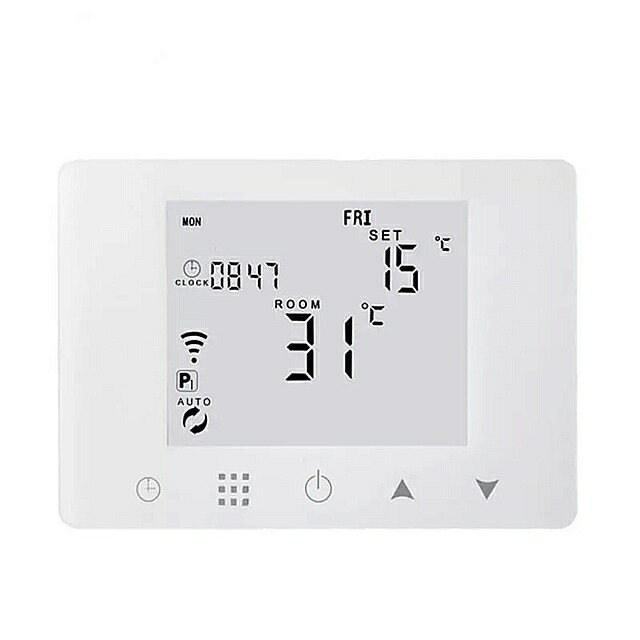 スマート サーモスタット wifi Rf 壁 に掛けるガス 温水 電気温度 コントローラ alexa Google Home