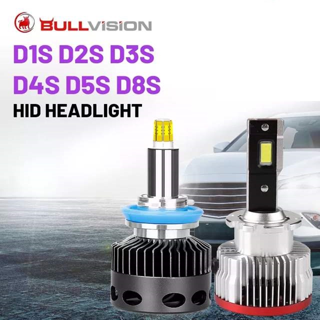 BullvisionD1SD2SD3SD4SD5SD8Shidヘッドランプ30000LMledH1H790059006HB3HB4H11360度cspチップ色温度6000k18k車キセノン