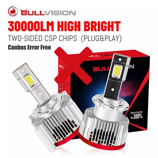 ブルvision led ヘッドライト d1s 30000lm d2s d3s d4s d5s d8s d1r d2r d3r d4r 6000k  csp チップ canbus エラーなし 第一ネット