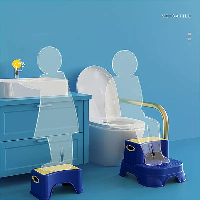 多用途の 子供用 ステップツール 滑り止め バスルーム トイレトレーニングツール 快適で安全 キッチン