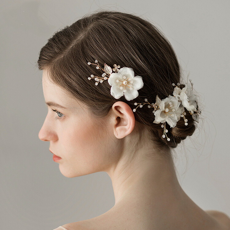 楽天市場 値下げ フラワーデザイン髪飾り 2個セット 花デザイン ヘッドドレス ブライダルアクセサリー ヘアアクセサリー ウェディング 花嫁 挙式 ブライダル撮影用小物 結婚式アクセサリー 披露宴 パーティー Jsファッション ｊｓファッション