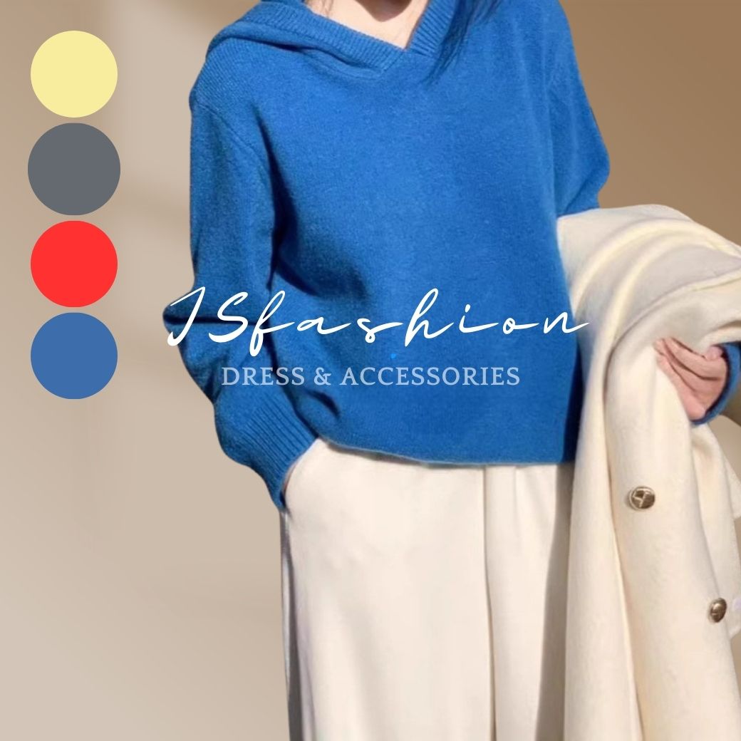 archivio 水色 セーター フード付き archivio 水色 セーター フード付き