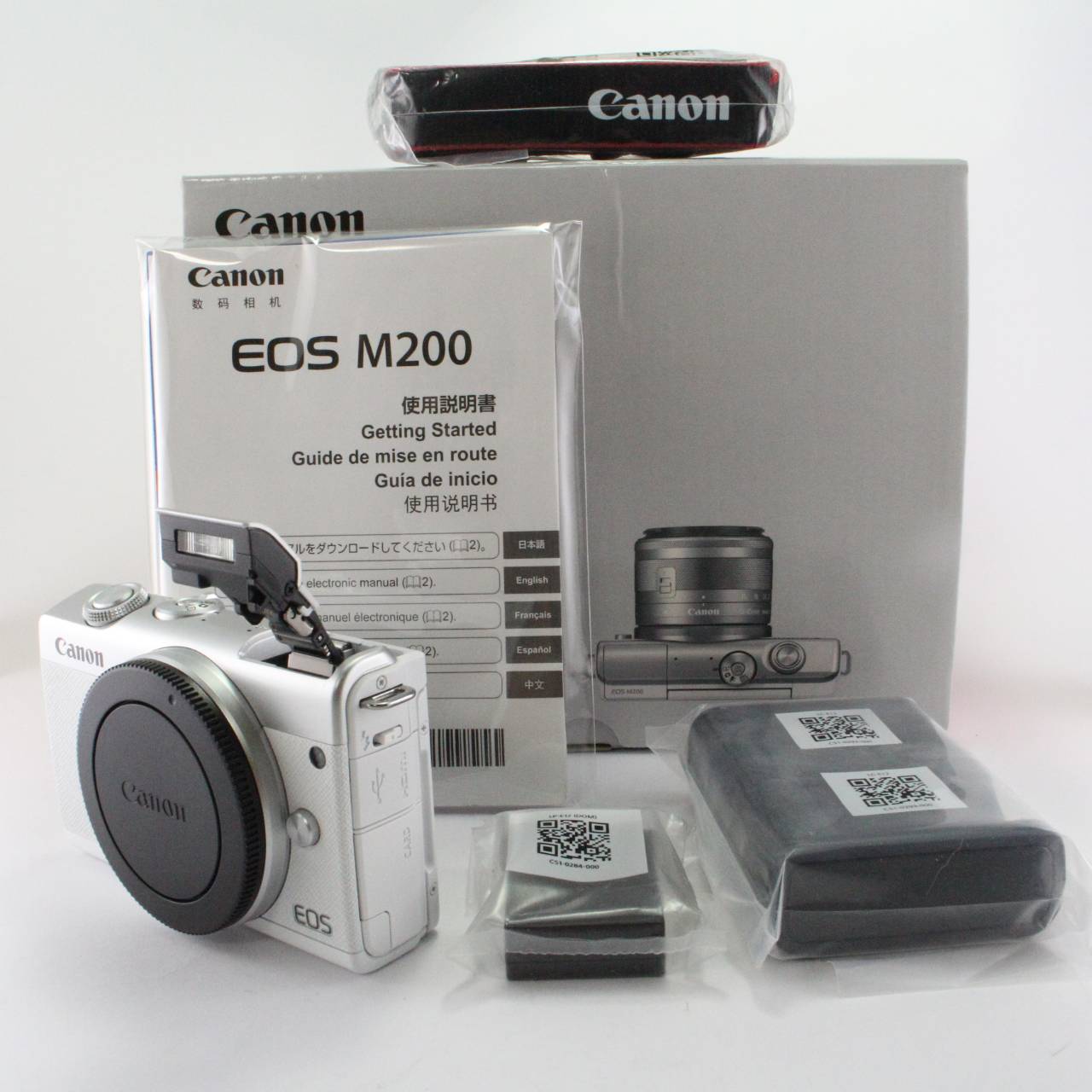 フルオーダー Canon ミラーレス一眼カメラ EOS M200 ボディー ホワイト