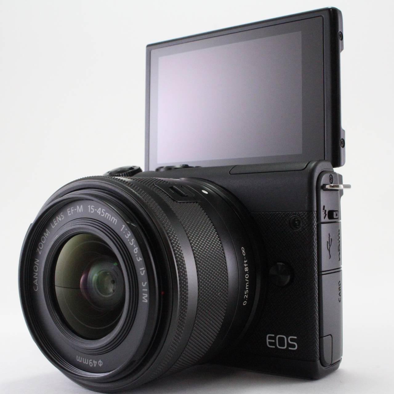 おしゃれ Canon ミラーレス一眼カメラ EOS M200 標準ズームキット