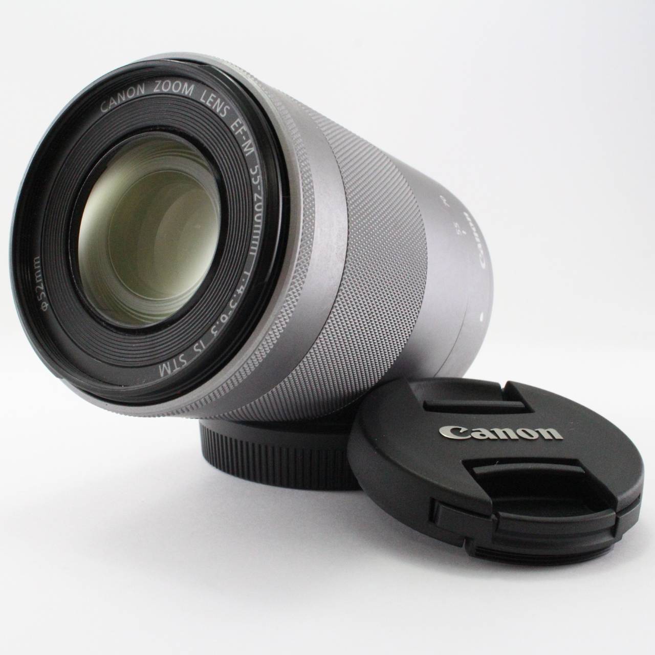 爆買い！】 キヤノン EF-M55-200mm F4.5-6.3 IS STM シルバー