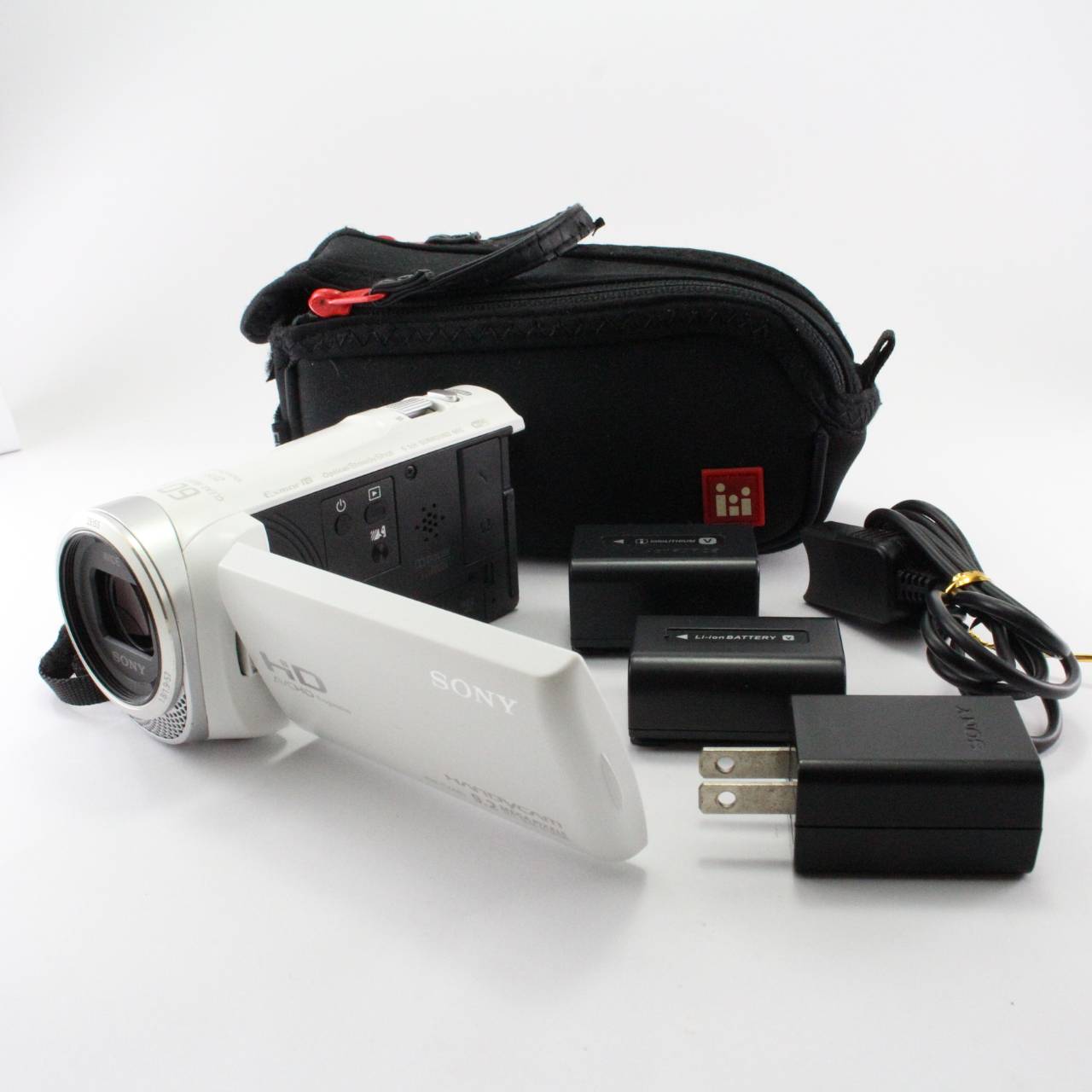 幅広type SONY HDビデオカメラ Handycam HDR-CX480 ホワイト 光学30倍