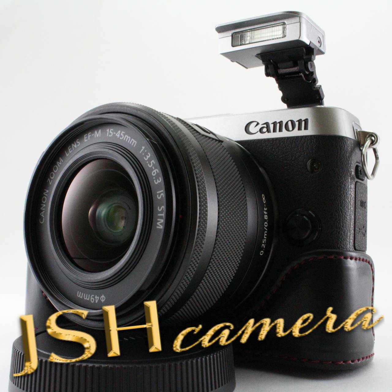 Canon ミラーレス一眼カメラ EOS M6 レンズEVFキット(シルバー) EF-M15
