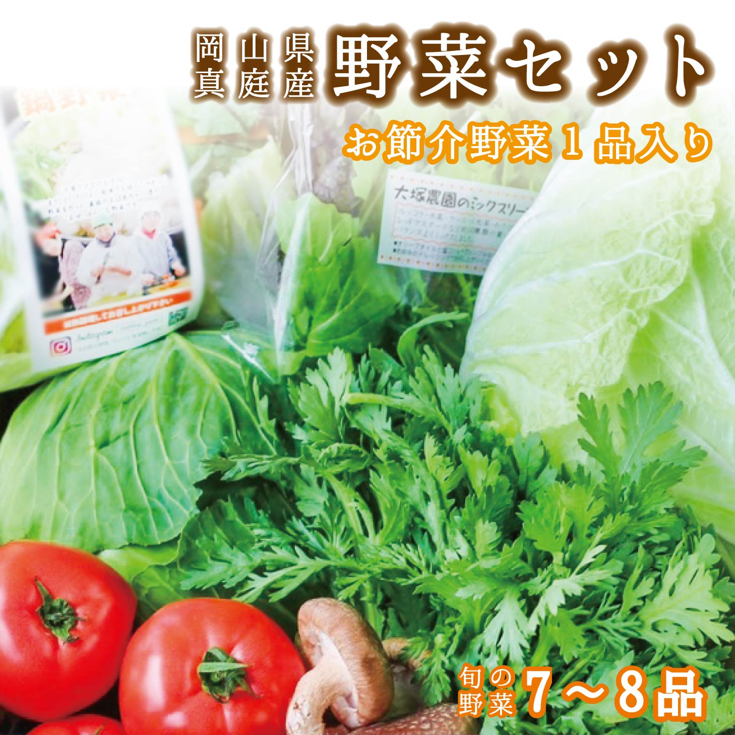 楽天市場】野菜セット 送料無料 真庭あぐり野菜セット 7〜8品 後払い