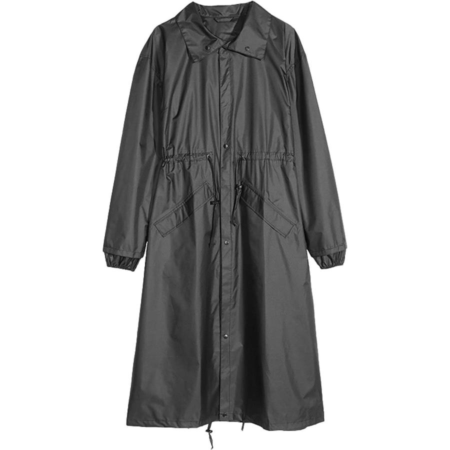雨合羽 銀輪 レインウェア レディース 前食い違い ロング丈 雨合羽 透湿 軽さ 高役立つこと 通い 通学 自動二輪車 サイクリング カッパ 雨具