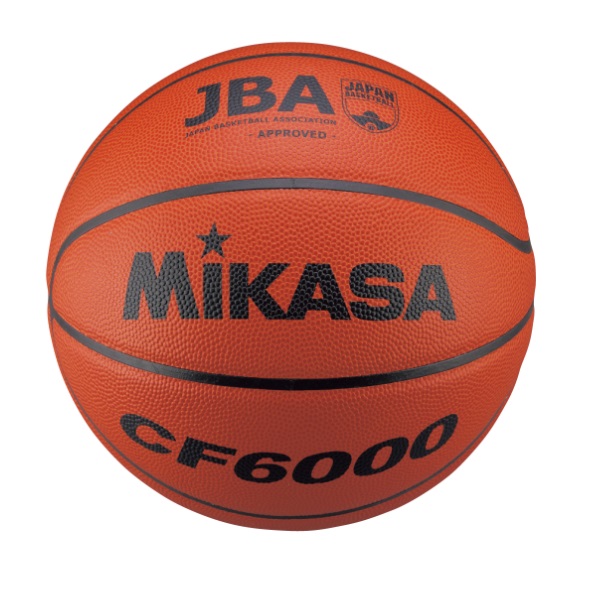 送料無料 ミカサ MIKASA　バスケットボール　検定球6号 バスケットボール CF6000　ブラウン｜JSP1975　店