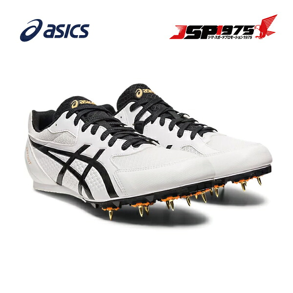 送料無料 アシックス asics EFFORT 13 金属 スパイク 26.5cm White/Black 陸上競技 ユニセックス 1093A167｜JSP1975　店