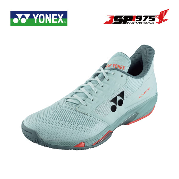 貨物輸送無料 ヨネックス YONEX パワークッションアドアクセル 広々としたAC shtaawa メンズ 庭球 ミストブルー 406 4E広々とした 置き目とり捨てる オール厚地の外套用 25.5糎 部活 2024SS
