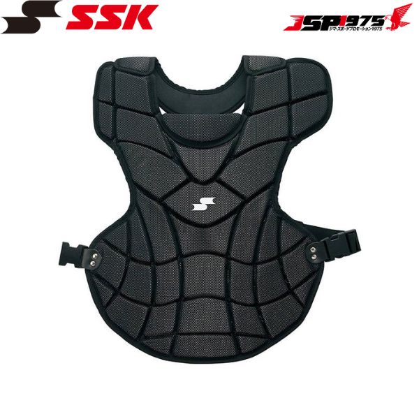 貨物輸送無料 SSK エスエスケイ ベースボール 軟式用プロテクター 黒いこと色つや CNP2000