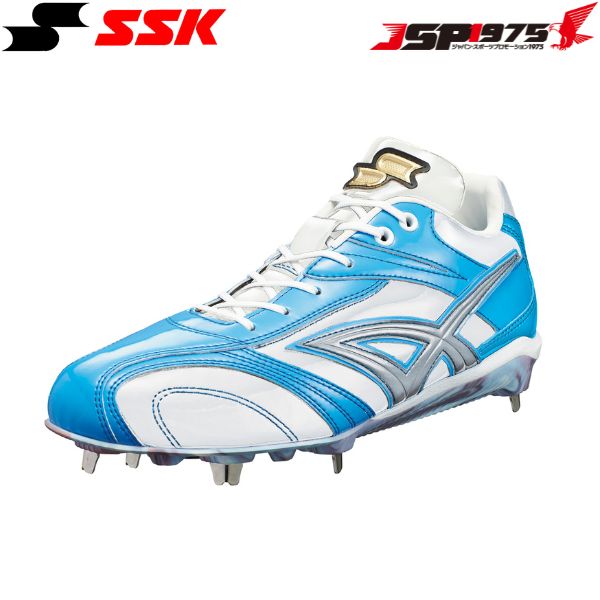 翌日出荷 送料無料 SSK エスエスケイ プロエッジ スパイク 金具 金属 樹脂底 埋め込み 限定 大人用 一般用 野球スパイク 野球用品 ブルー&times;ホワイト 26.0cm ESF3251FLB｜JSP1975　店