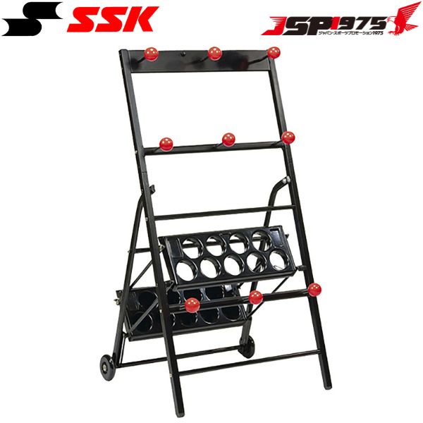 貨物輸送無料 SSK 安全帽掛付野球バット照明ランプ 併設備え付け 高さ124cm×幅65cm×奥ふかさ62.5珊 掛け目：約12kg/キャスター：φ100粍 SGRA45