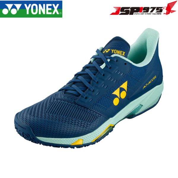 貨物輸送無料 ヨネックス YONEX パワークッションアドアクセル MGC メンズ 庭球 3E 置き目とり捨てる 粘土・砂入り口・入口人工芝厚地の外套用 ティールブルー 817 26.0糎 SHTAAMG