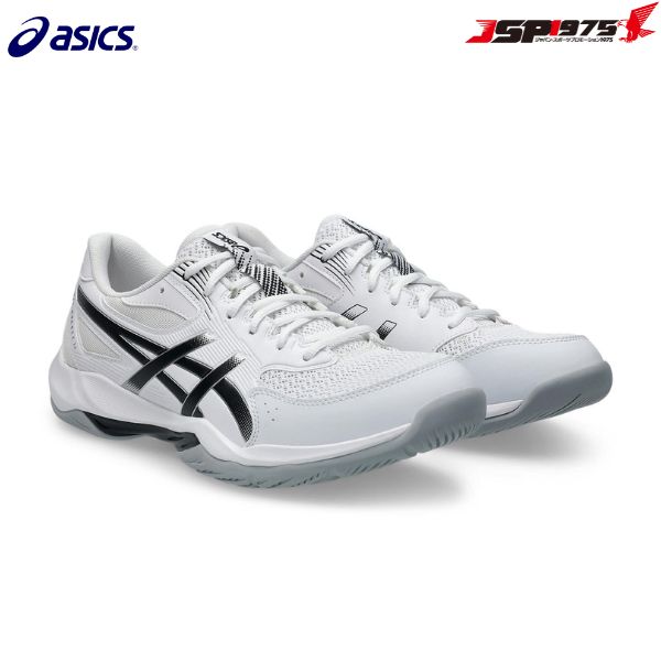 貨物輸送無料 asics アシックス GEL-ROCKET 12 先だつものロケット花火12 排球シューズ ハンドボールシューズ バトミントンシューズ インドア運動競技 座布団性 釣りあい性 男女兼用 ユニ一発やる 24.0糎 白いこと 黒いこと 白 黒 1073A080