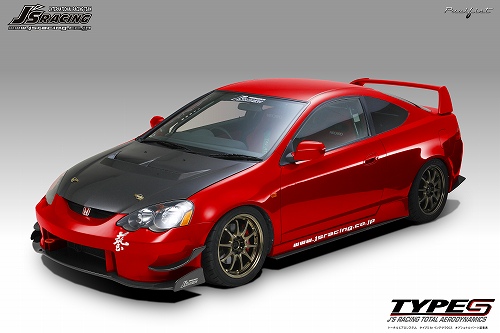 楽天市場】DC5 エアロボンネット Type-S カーボン : JSRACING