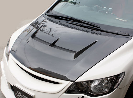 はる fd2 ボンネット BLOOD SPORTS FD2 ボンネット ダクト付 FRP : エアロ.カスタム