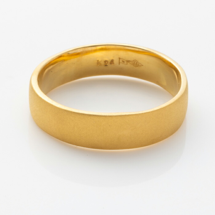 楽天市場】つや消し 24金 K24 純金 リング 指輪 ゴールド 地金 資産 平