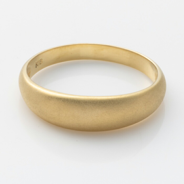 楽天市場】リング 指輪 ゴールド 豪華月型甲丸デザイン K18 約1.8g