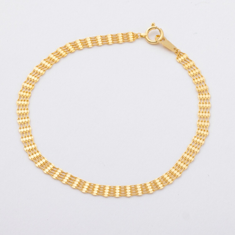 eye ＊K18ゴールド＊バータイプ ブレスレットです 楽天市場】バータイプ プレート ブレスレット K18 YG 18金 イエロー