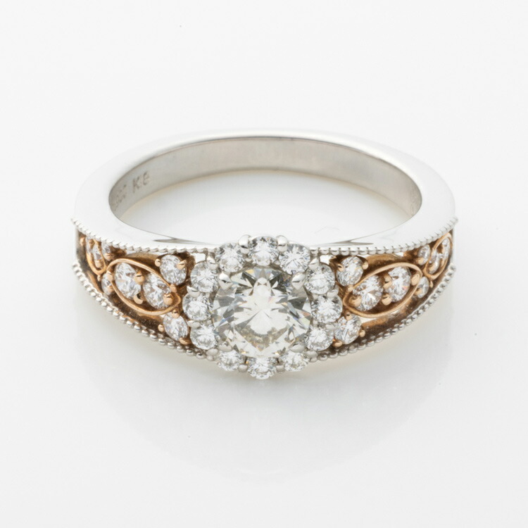 楽天市場】限定各1点 K18PG K18WG ダイヤモンドリング 指輪 ダイヤ