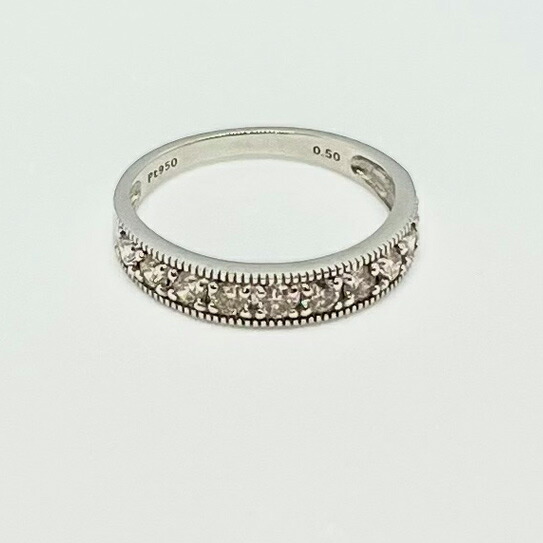 【anq.】K10・ダイヤ　3WAY2本セットリング　#13 リング アクセサリー レディース 即出荷可