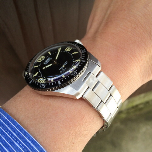 oris diver 65 two tone
