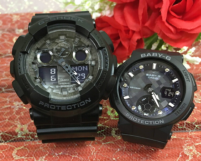 年末のプロモーション特価 恋人たちのgショック ペアウオッチ Gショック ペア G Shock Baby G ペア腕時計 カシオ 2本セットgショック ベビーg アナデジ Ga 100cf 1ajf Bga 250 1ajf 人気 ラッピング無料g Shock ペアウオッチ クリスマスプレゼント Ga 100cf 1ajf Bga