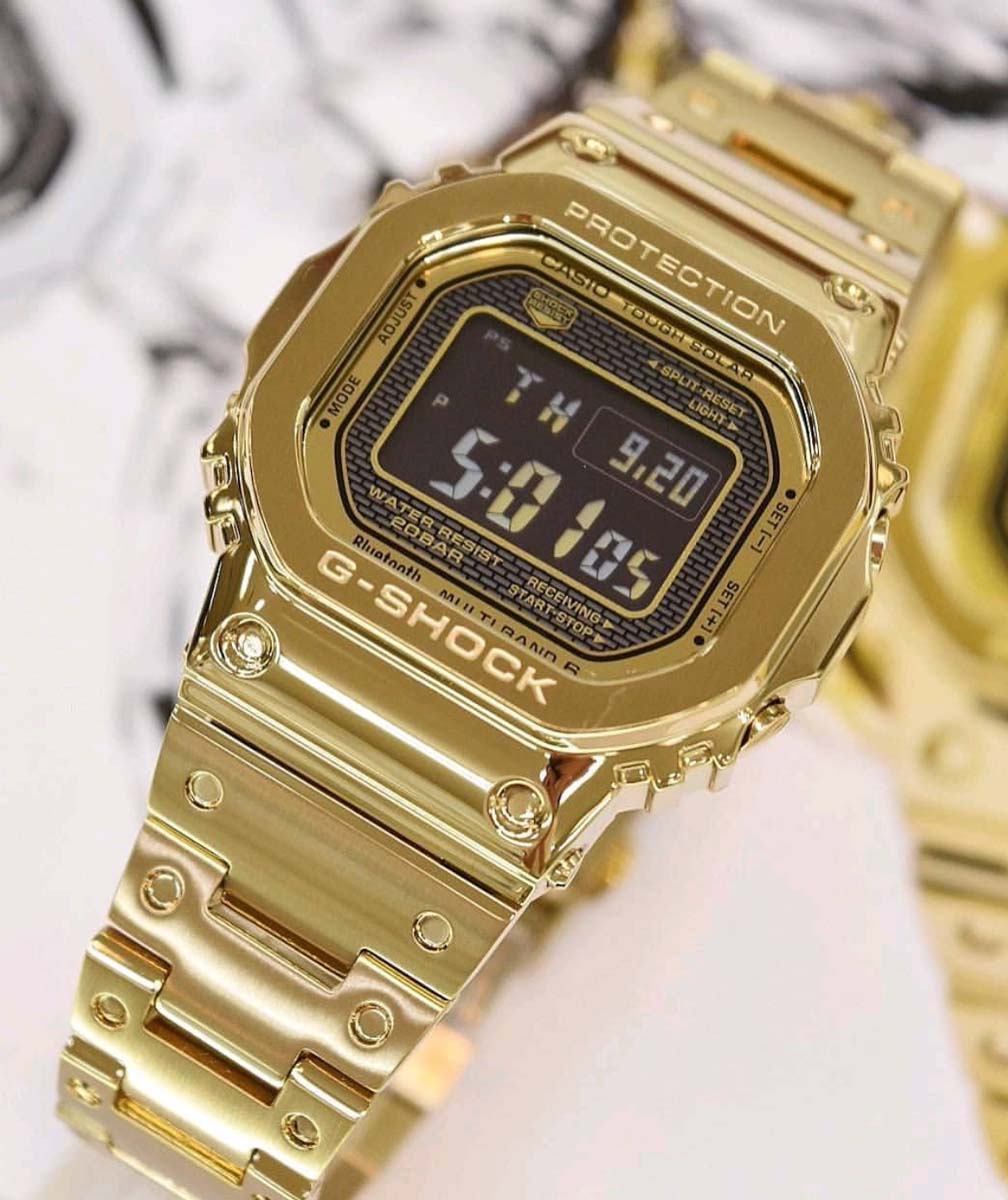 楽天市場 Gショックフルメタル G Shock Baby G カシオ Gショック 電波ソーラー Gmw B5000gd 9jf ブルートゥース対応 人気 ラッピング無料 あす楽対応 手書きのメッセージカードお付けします 時計のジュエリータイム ムラタ