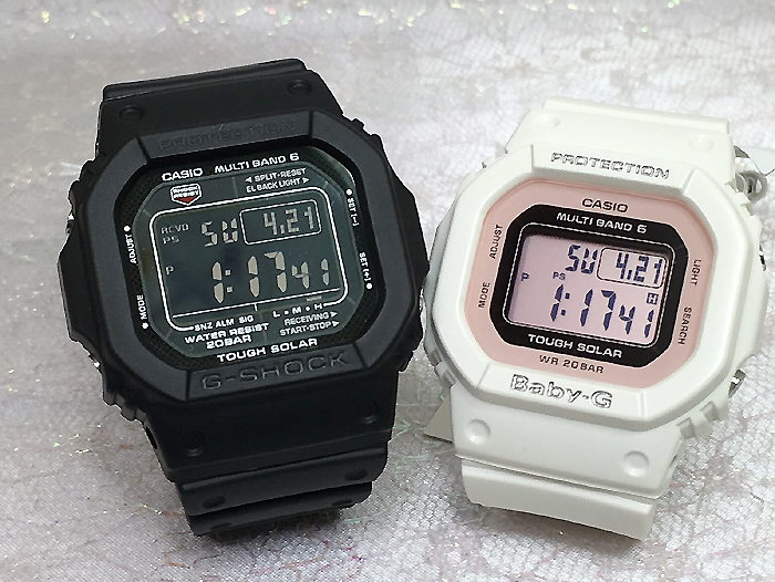 Jewelry Time Murata Of Watch Identification Of G Shock Adaptive Christmas Present Of The G Shock Pair Watch G Shock Baby G Pair Watch Electric Wave Solar Casio Black X White Black And White Two Set Gw M5610 1bjf