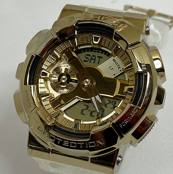 偉大な Gショック G Shock カシオ メンズウオッチ Gショック デジタル メタルカバード クリアスケルトンgm 110sg 9ajf プレゼント 腕時計 ギフト 人気 ラッピング無料 愛の証 感謝の気持ち G Shock メッセージカード手書きします あす楽対応 クリスマスプレゼント