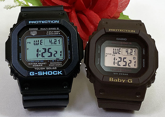 福袋セール 恋人たちのgショックペアウォッチ G Shock Baby G ペア腕時計 カシオ 2本セット 電波ソーラー Gショック Gw M5610ba 1jf Bgd 5000uet 5jf 人気 ラッピング無料 手書きのメッセージカードお付けします あす楽対応 クリスマスプレゼント 注目の福袋を