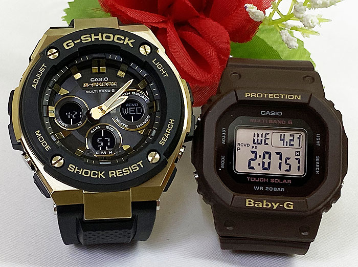 現金特価 楽天市場 恋人たちのgショック ペアウオッチ G Shock Baby G ペア腕時計 カシオ 2本セット Gショック ベビーg 電波ソーラー Gst W300g 1a9jf Bgd 5000uet 5jf 人気 ラッピング無料 手書きのメッセージカードお付けします あす楽対応 クリスマスプレゼント