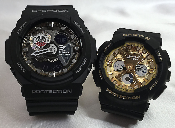 注目ブランド 恋人たちのgショック ペアウオッチ G Shock Baby G ペア腕時計 カシオ 2本セット Gショック ベビーg アナデジ Ga 300 1ajf Ba 130 1a3jf ギフト ラッピング無料 手書きのメッセージカードお付けします G Shock あす楽対応 クリスマス プレゼント 時計の