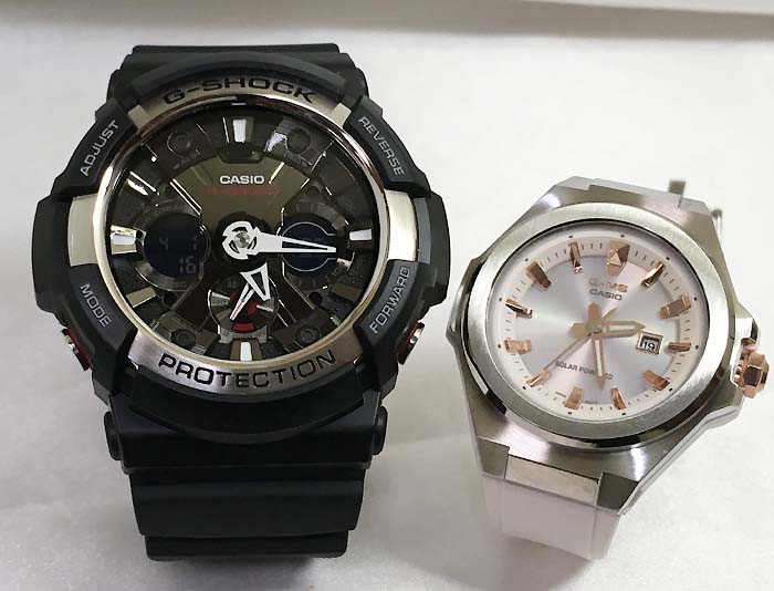 恋人たちのgショック ペアウオッチ G Shock Baby G ペア腕時計 カシオ 2本セット Gショック ベビーg Ga 0 1ajf Msg S500 7ajf プレゼント ギフト ラッピング無料 メッセージカード G Shock クリスマス プレゼント愛の証 Kpadf Org Np