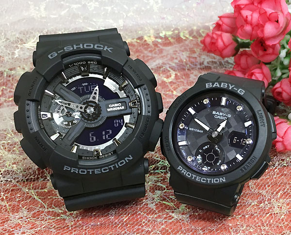 G-SHOCK & Baby-G ブラックデジタル腕時計　　　セット　ペア 楽天市場】ペアウオッチ gショック恋人たちのGショック ペア