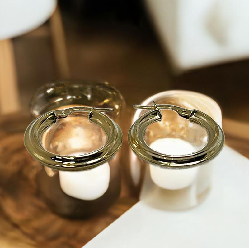 楽天市場】ウノアエレ フープピアス K18YG イエローゴールド