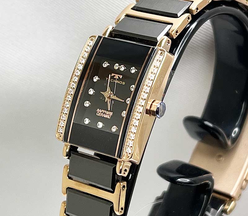 楽天市場】テクノス オニキス文字盤 腕時計 T9B08GB TECHNOS