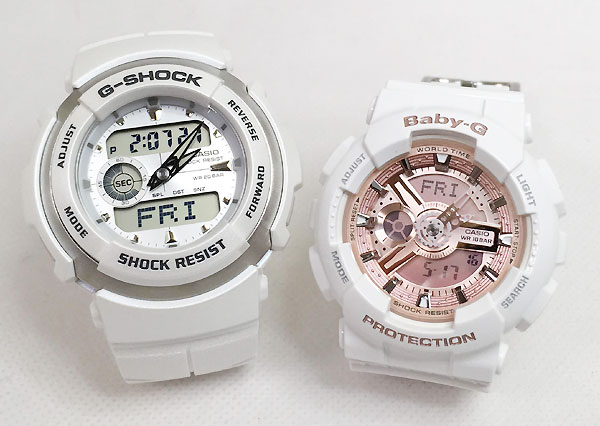 安い購入 恋人たちのgショック ペアウオッチ G Shock Baby G ペア腕時計 カシオ 2本セット Gショック ベビーg G 300lv 7ajf Ba 110 7a1jf人気 ラッピング無料 G Shock手書きのメッセージカードお付けします あす楽対応 クリスマスプレゼント 本店は Erieshoresag Org