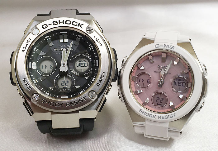 最安値 恋人たちのgショックペア G Shock Baby G ペアウォッチ Gスチール G Ms ペア腕時計 カシオ 2本セット Gショック 電波ソーラー Gst W310 1ajf Msg W100 7ajf人気 ラッピング無料 送料無料 Www Fc Rielasingen Arlen De