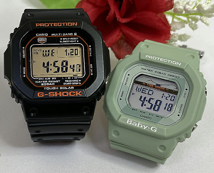 即納最大半額 恋人たちのgショック ペアウオッチ G Shock Baby G ペア腕時計 カシオ 2本セット Gショック ベビーg Gw M5610r 1jf Blx 560 3jf プレゼント ギフト ラッピング無料 手書きのメッセージカードお付けします あす楽対応 G Shock クリスマス プレゼント 愛の