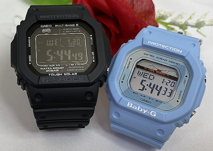 恋人たちのgショック ペアウオッチ G Shock Baby G ペア腕時計 カシオ 2本セット Gショック ベビーg Gw M5610 1bjf Blx 560 2jf プレゼント ギフト ラッピング無料 手書きのメッセージカードお付けします あす楽対応 G Shock クリスマス プレゼント 愛の証